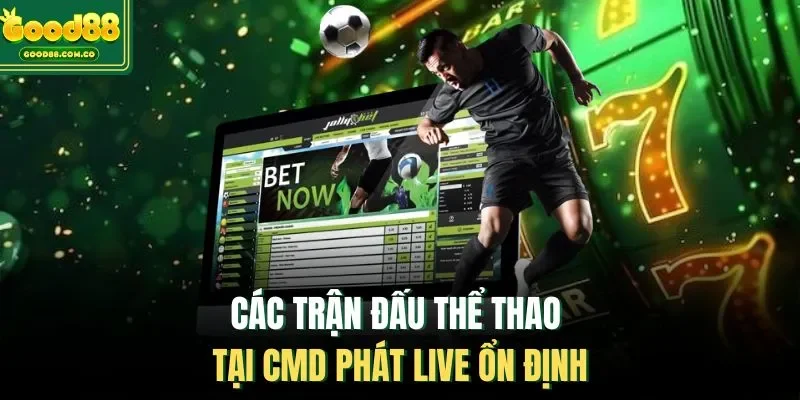 Các trận đấu thể thao tại CMD phát live ổn định